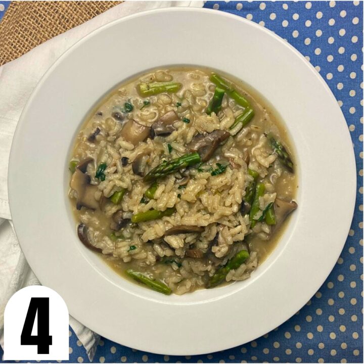 Amaranth Risotto Mushroom And Asparagus Risotto | The Perfect Rice
