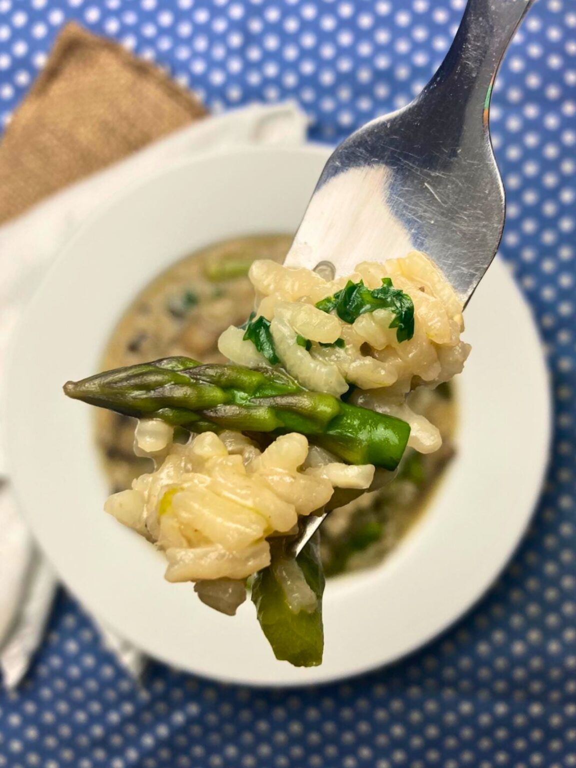 Amaranth Risotto Mushroom And Asparagus Risotto | The Perfect Rice